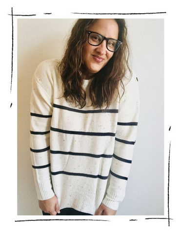 Off white stripe sweater