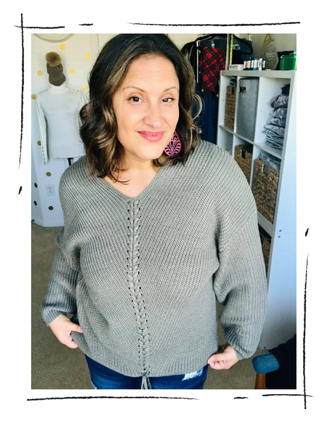 Olive pullover