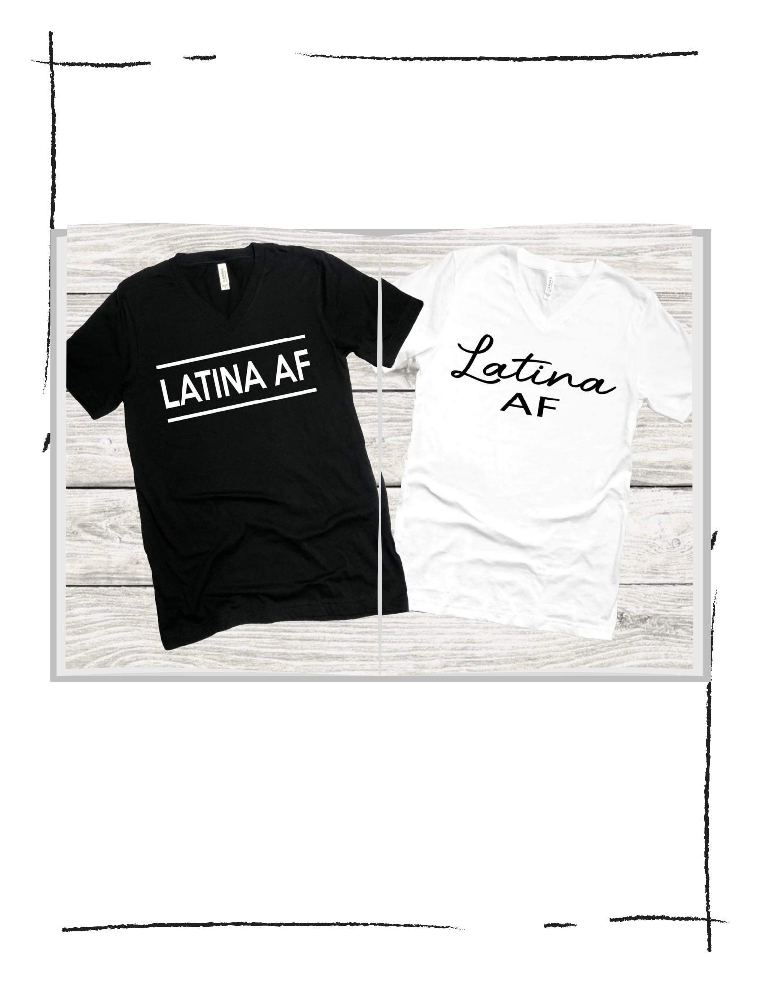 Latina AF graphic tee